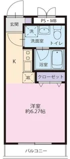 ガルテンコート【3階】の間取り