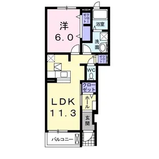 フォー シーズンズ【1階】の間取り