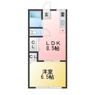 レジデンス・ツダ【1階】の間取り