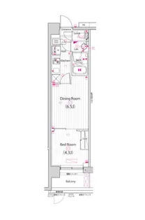 ガーラ・パークサイド亀戸【2階】の間取り