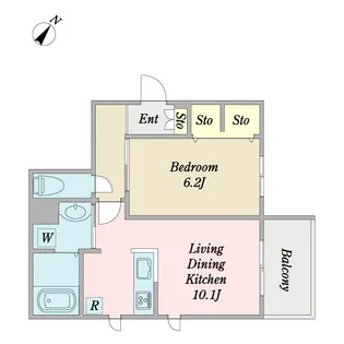 Casa Alberata【3階】の間取り