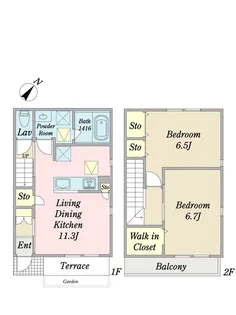Monato(モナート)の間取り