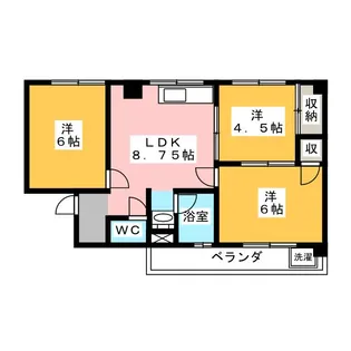リフォルテほづみ【4階】の間取り