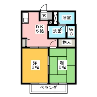 ガーデンハウス【2階】の間取り