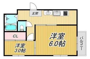 エトワールII【2階】の間取り