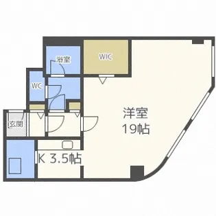 ブランジェミス(日専連ジェミスビル)【9階】の間取り