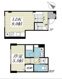 サリースマイル参番館の間取り