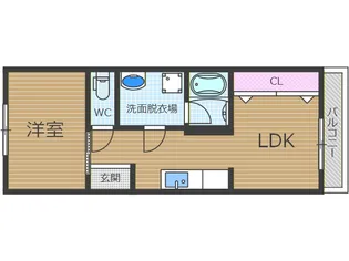 プリンスハイツ【4階】の間取り