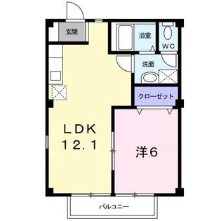 ミューズ松本 VI【2階】の間取り