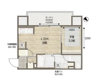 ラ・ブークル【4階】の間取り