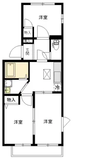 ハイツクレインV【2階】の間取り
