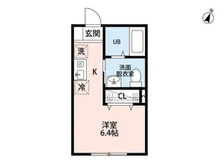 クレイス町田【1階】の間取り