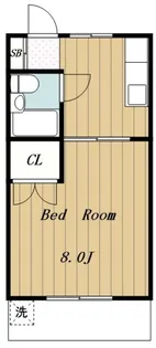 コーポ山口【1階】の間取り