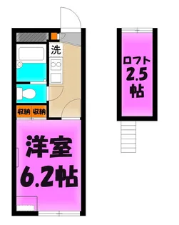 ボヌール【2階】の間取り