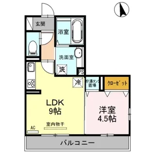 P.H.4(ピーエイチフォー)【3階】の間取り