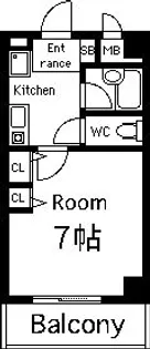 スクアドラー【2階】の間取り