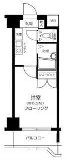メインステージ早稲田【6階】の間取り