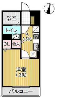 ミライエ・エー【3階】の間取り