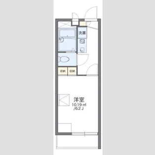レオパレスサン・リベルタ【2階】の間取り