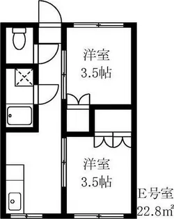コーポ千代荘【2階】の間取り