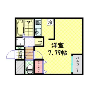 ダイドーメゾン大阪本町EAST【4階】の間取り