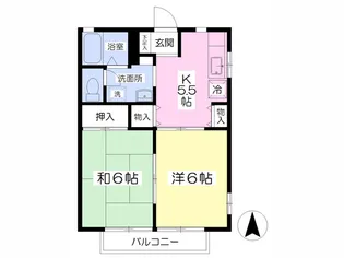 ブランシェ【2階】の間取り