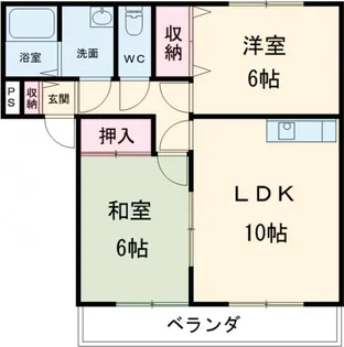 グリーンハイツNOAH【2階】の間取り