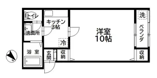カサ・デ・ローサII【2階】の間取り