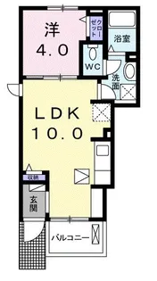 VERDE昇和【1階】の間取り