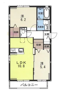 シャインレットII【1階】の間取り