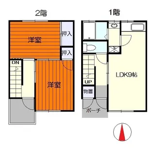 ピースフルM A棟の間取り