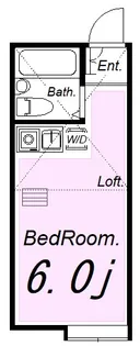 ユナイトステージ新子安【2階】の間取り
