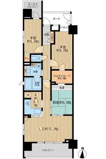 エコロジー錦糸町レジデンス【8階】の間取り