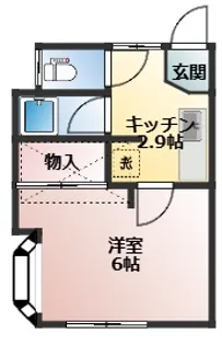 サンハイム【2階】の間取り