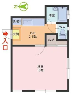 イルソーレ二の宮【1階】の間取り