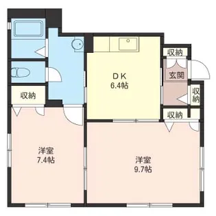SHM カルム向山【1階】の間取り