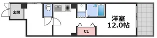 シャルル中宮【1階】の間取り