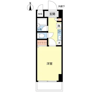 KSトルム船橋【6階】の間取り