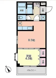 パルス日吉【2階】の間取り