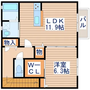 エルカーサ杜【2階】の間取り