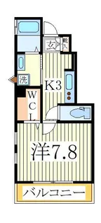 ヒルズロワール【1階】の間取り