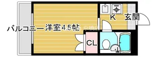 メゾン ド シュルヴィー【6階】の間取り