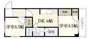 ヴェーネ長町【5階】の間取り