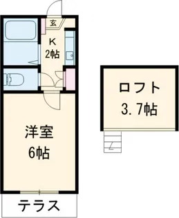 メゾン・ド・アルエット【1階】の間取り
