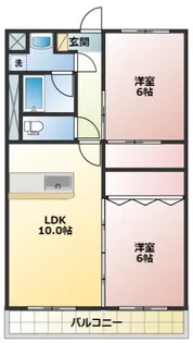 クラウディアII【2階】の間取り