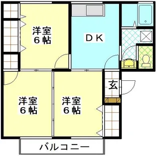 サン・ヒルズ【2階】の間取り