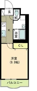 ヒーローマンション燕【1階】の間取り