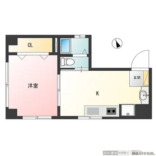 福田ビル【3階】の間取り
