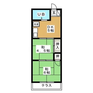 ハイツ未来【1階】の間取り