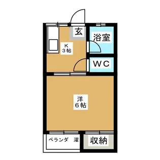 黒部ビル【1階】の間取り
